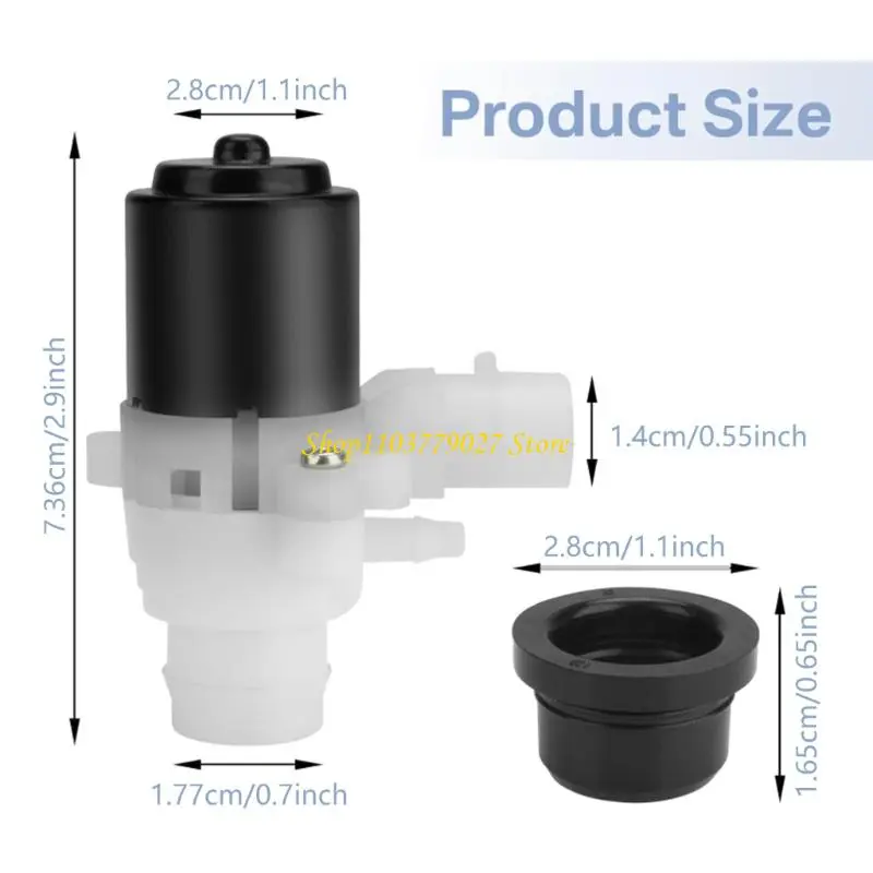 C4DF T4695001 Windscreen Wiper Washer Motor Fluid Electric Small Water