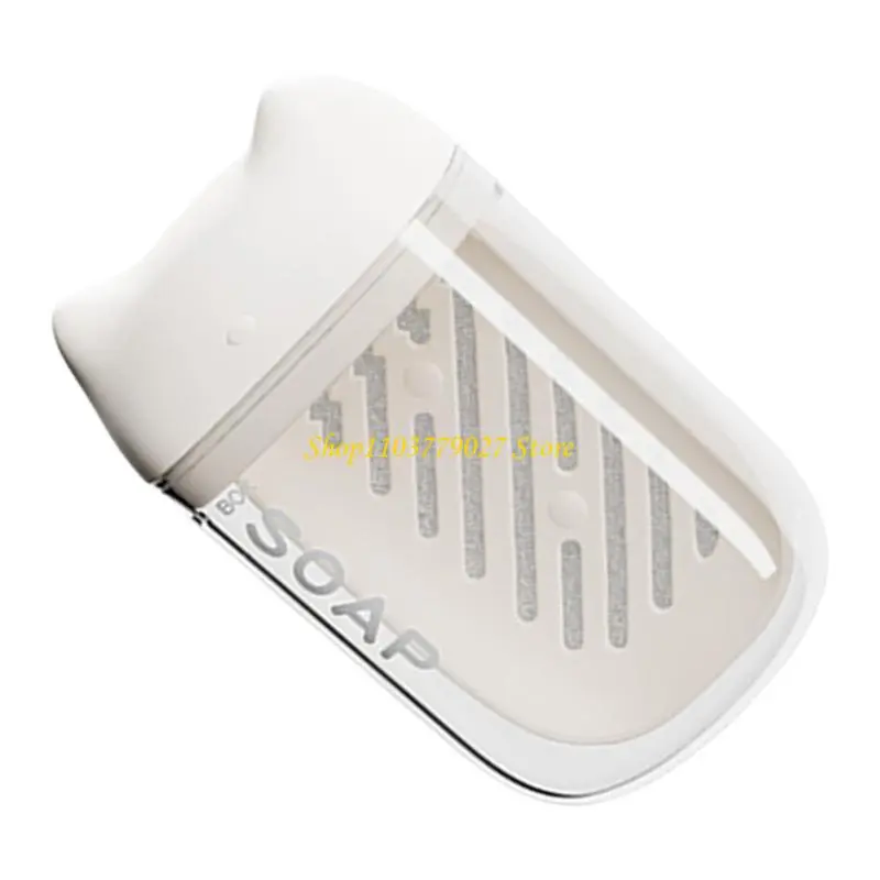 C4DF Soap Container Box Soap Dish Storage Case Soap Holder For Travel Simple Use Leakproof Lid Soup Box Practical Accessories