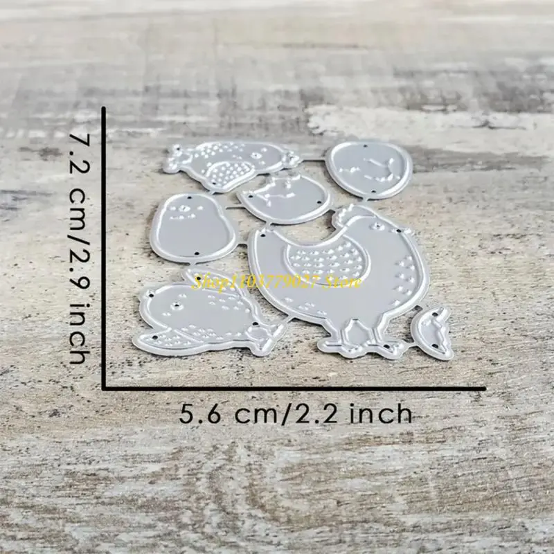 C4DF Carbon Steel Cutting Dies Easters Chicken Die Cuts Templates Molds Cuts Stencils