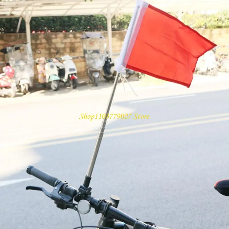 C4DF Bicycles Flag Mount Holder Tool Less Installation For Outdoor Riding Road Bikes