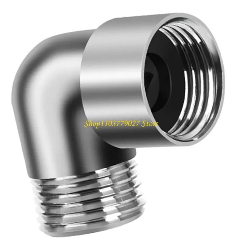 C4DF Shower Head Elbow Adapter 90 Degree Shower Head Extension Arm Connector