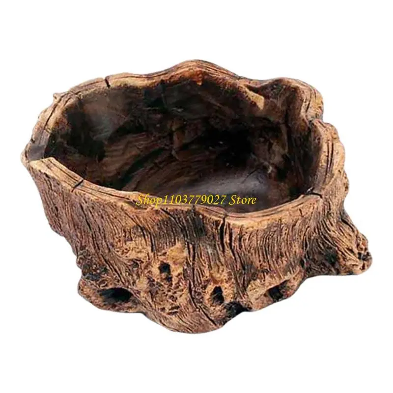 C4DF Ecofriendly Flowerpots Imitation Texture Planter for Balcony Garden Display