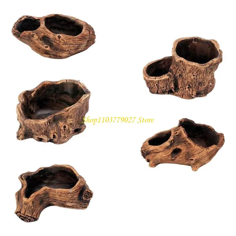 C4DF Ecofriendly Flowerpots Imitation Texture Planter for Balcony Garden Display