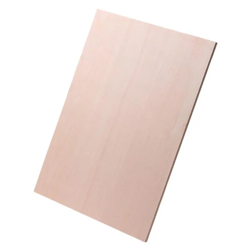C4DF Unfinished Board Plywood Sheets Rectangular Cutout Sheet for Engraving