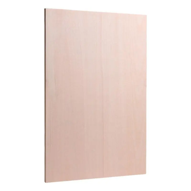 C4DF Unfinished Board Plywood Sheets Rectangular Cutout Sheet for Engraving