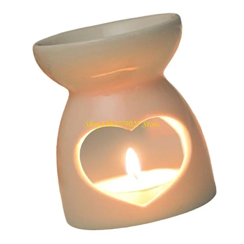 C4DF Ceramics Hollowed Out Aromas Diffusers Tealight Holder Essential Oil Burners