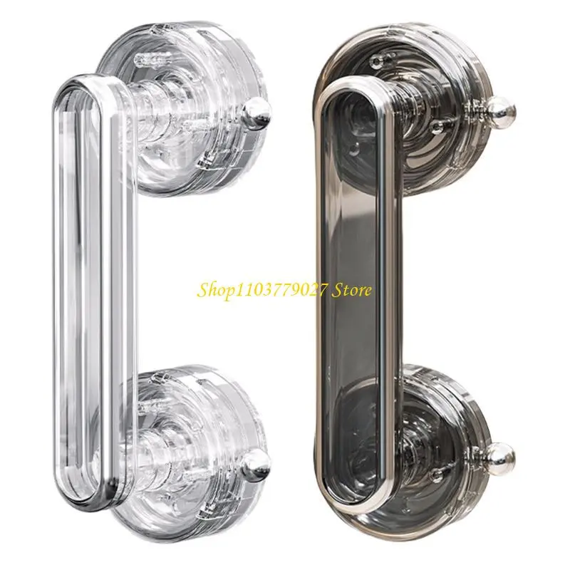 C4DF aterproof Suction Cup Antislip Plastic Handle for Glass Door and Smooth Area