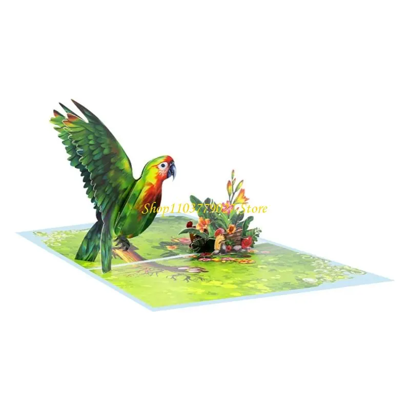 C4DF 3D Flower Mother’s Day Greeting Card Mother’s Day Greeting Card with Envelope