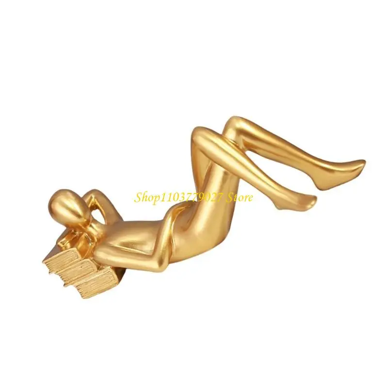 C4DF Statue Modern Abstract Figure Sculpture Resin Statue Home Crafts Decoration