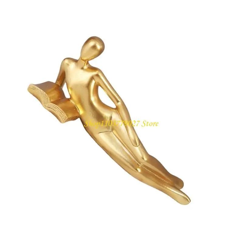 C4DF Statue Modern Abstract Figure Sculpture Resin Statue Home Crafts Decoration