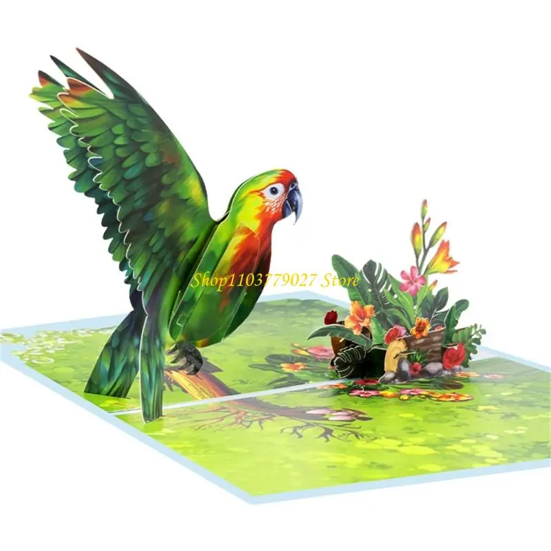 C4DF 3D Flower Mother’s Day Greeting Card Mother’s Day Greeting Card with Envelope