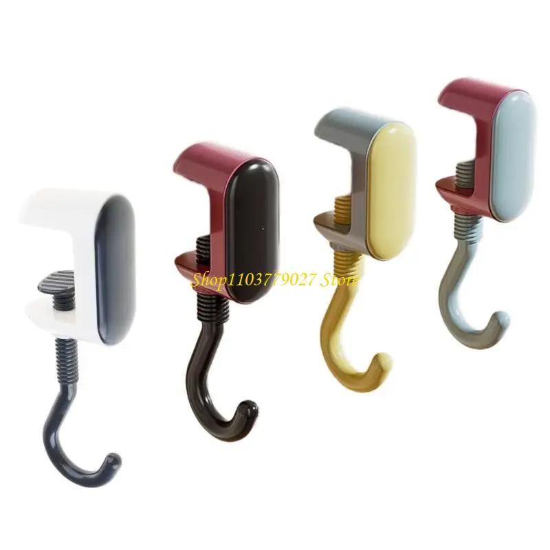 C4DF 2pcs Foldable Desk Hook for Bags Portable Handbag Holder Convenient for Office Supplies Restaurant Bar and Home Use