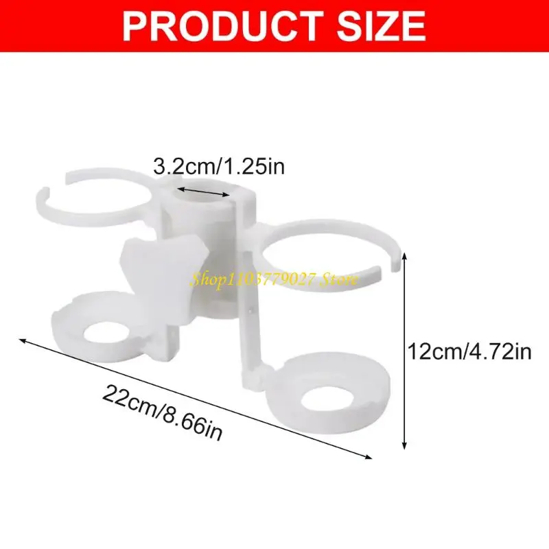 C4DF Multipurpose Sunshades Umbrella Sandproof Beverage Cup Holder Secure Clamps Suitable For Drinks At Poolside Or Backyard