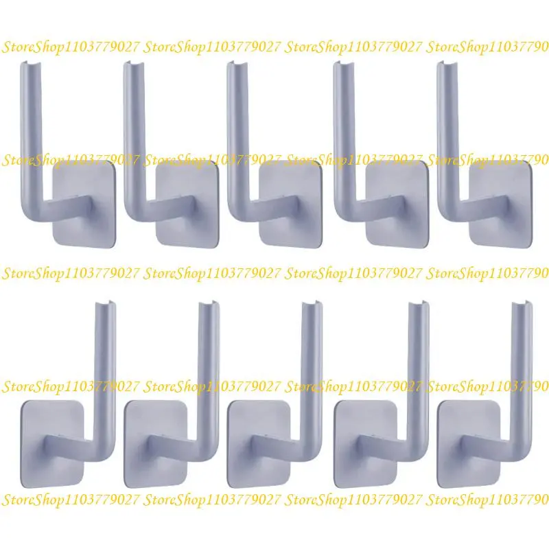 C4DF Baseball Caps Holders L Hat Hangers Strong Adhesive Hat Rack Organizers Wall Mounted Cloth Hanger Easy to Install