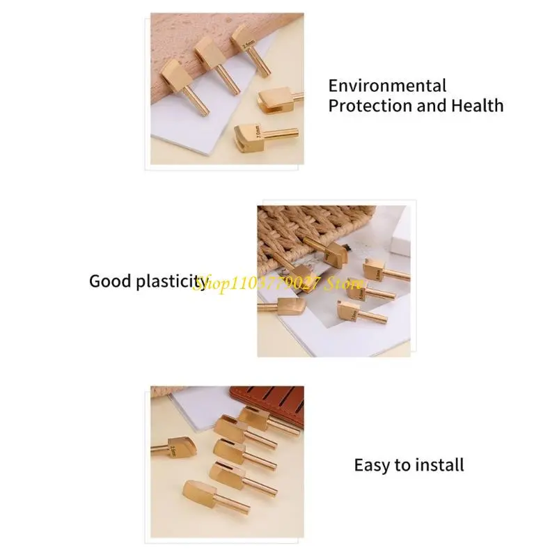 C4DF Leather Edging Creaser Tool Different Size 1mm to 7mm Option Leathercraft Edging Tool for Leather Craft Working