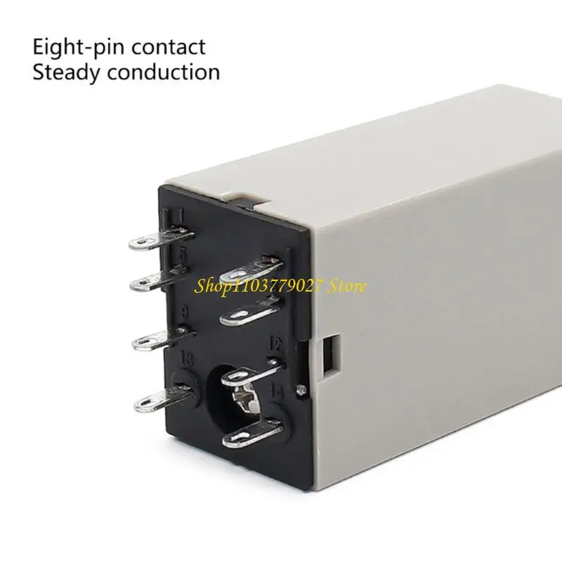 C4DF 0-60 Seconds Timers Delay Timers With Base Socket Power On Time Relays Enduring