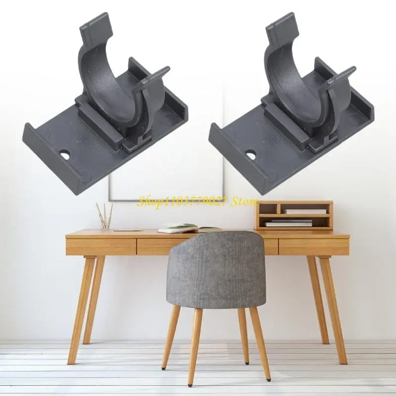 C4DF 20Pcs Cabinet Kick Buckle Furniture Leg Plinth Clip Plastic Furniture Leveling Feet Clip for 32-42mm Kitchen Feet