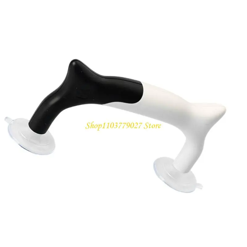 C4DF Sewing Ruler Handle Suction Cup Ruler Handle ABS Quilting Ruler Grip Handle