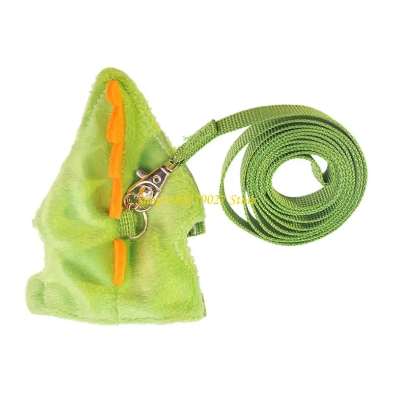 C4DF Small Animal Leash And Harness Set For Little Pets Puppies And Kittens
