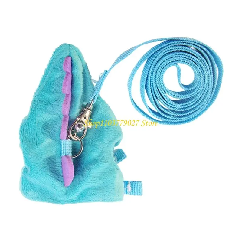 C4DF Small Animal Leash And Harness Set For Little Pets Puppies And Kittens
