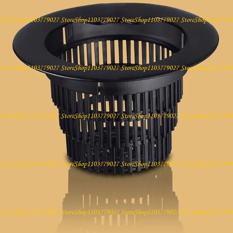 C4DF Adjustable Kitchen Sink Drain Basket Plastic Round Mesh Sink Strainer Filter Telescopic Sink Drain Basket Easy to Use