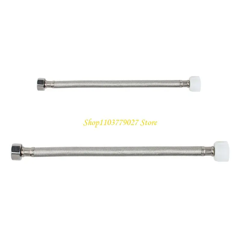 C4DF 7/8inch to 1/2inch Toilet Water Connectors Hose Flexible Toilet Connector