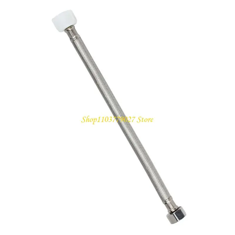 C4DF 7/8inch to 1/2inch Toilet Water Connectors Hose Flexible Toilet Connector