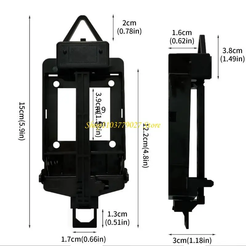C4DF 2Pcs Quartzs Pendulum Clock Movement Drives Unit Empty Pendulum Case Replacement Shell for Wall Clocks DIY Repair Part