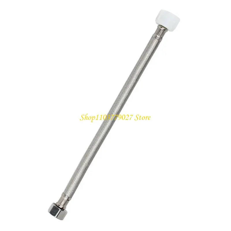 C4DF Toilet Connector Braided Stainless Steel Toilet Hose Toilet Water Supply Line 7/8Inch Ballcock 1/2Inch Compression