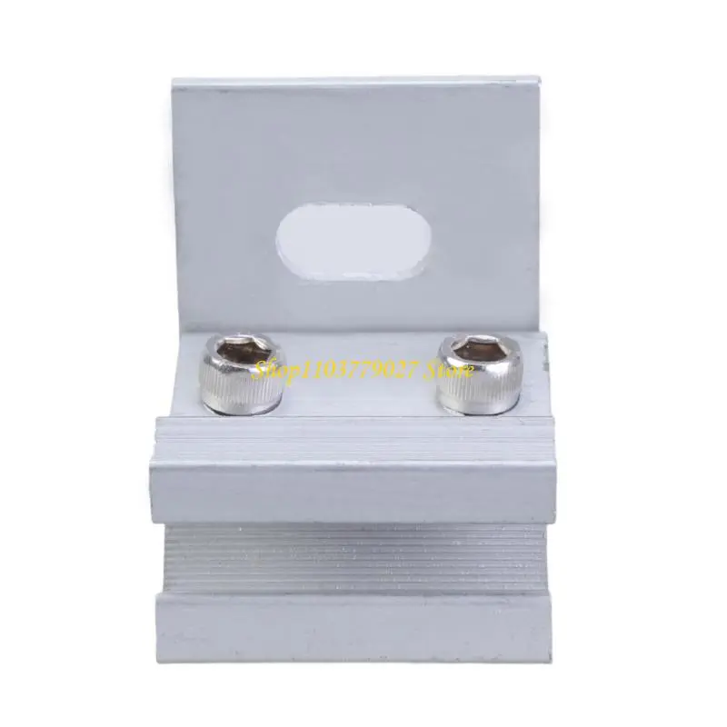 C4DF Pack of 4 Sturdy Aluminium Clamps Accessory for Solar and Photovoltaic Roofs