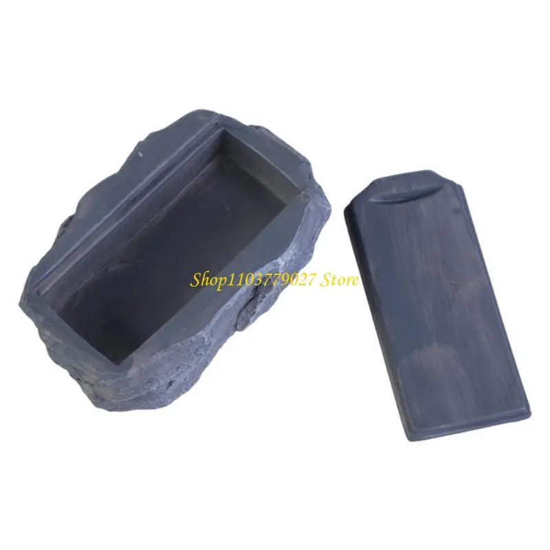 C4DF Simulated Stone Key Box Realistic Stone Key Holder Hiddens Private Storage Box