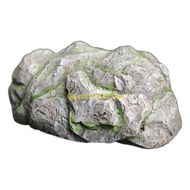 C4DF Simulated Stone Key Box Realistic Stone Key Holder Hiddens Private Storage Box