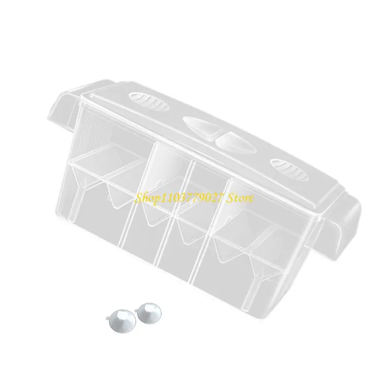 C4DF Aquarium Breeder Box FishTanks Incubator Small Fish Hatchery for Injured Fish