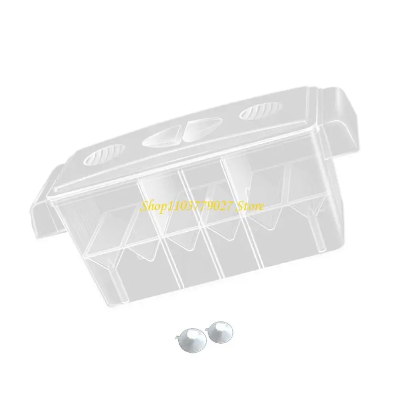 C4DF Aquarium Breeder Box FishTanks Incubator Small Fish Hatchery for Injured Fish