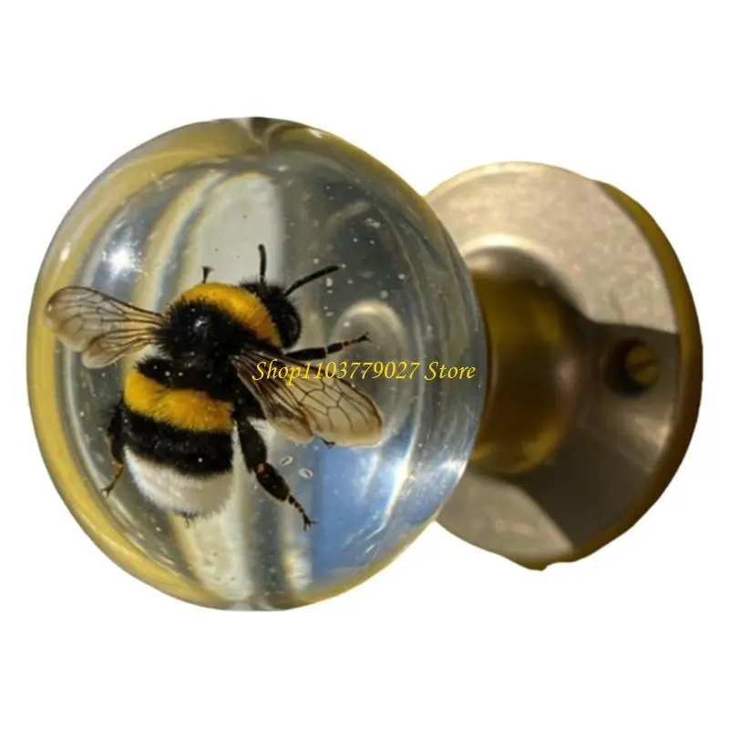 C4DF Retro Inspire Door Knob With Florals Designs for Bedroom Home Decoration