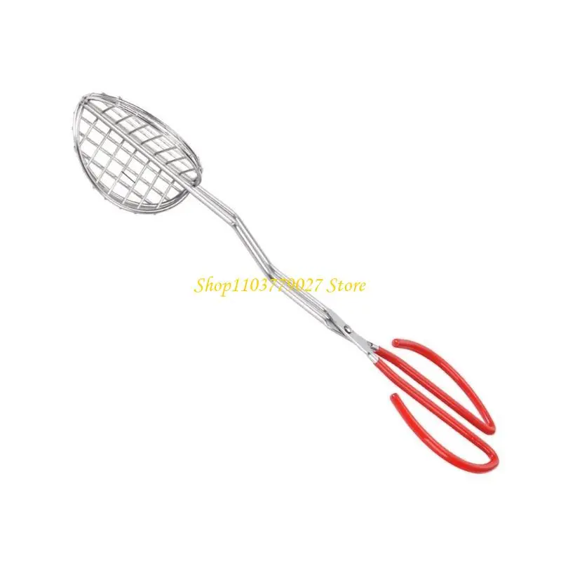 C4DF Multipurpose Tacos Shell Forming Tongs with Plastic Handle Kitchen Accessory