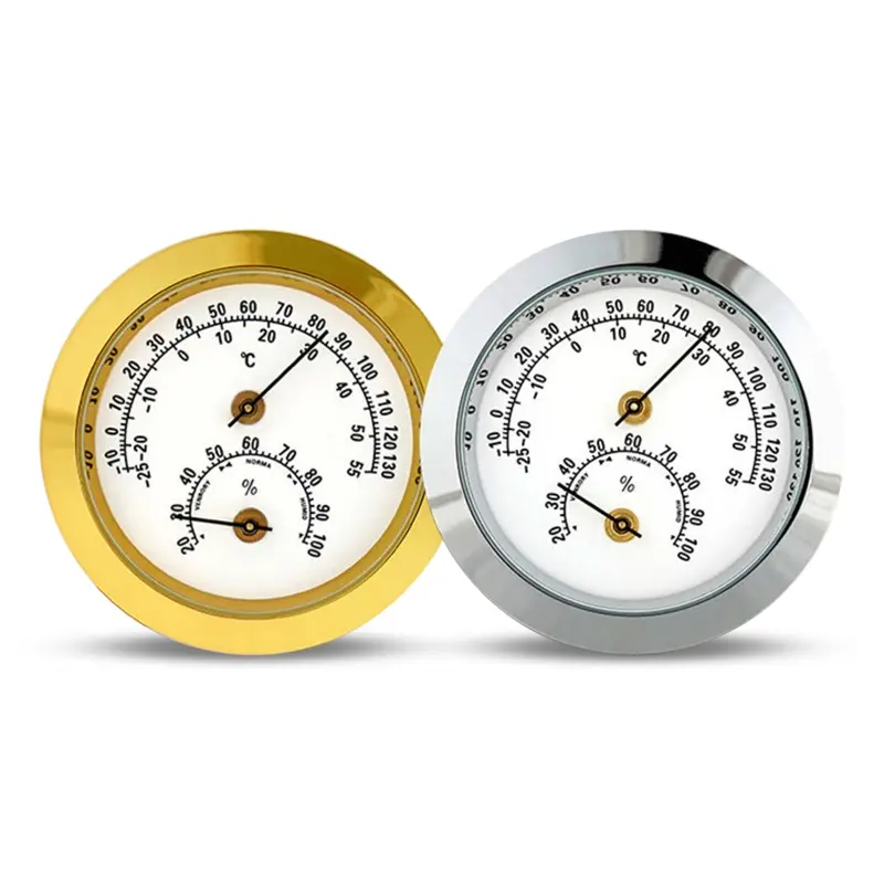 Y1UB Indoor Outdoor Thermometer Wireless Decorative Hygrometer for Patio 5cm