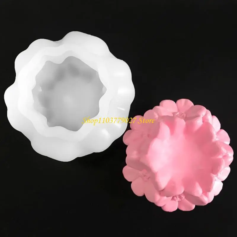 C4DF Flower Molds Rose Silicone Molds Valentines Day Plasters Molds
