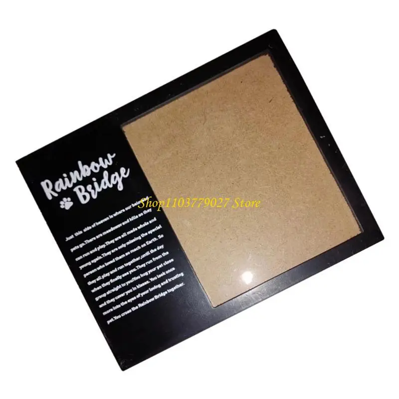 C4DF Keepsakes Frame for Dog and Cats Memory Pet Memorial Photo Display Stand