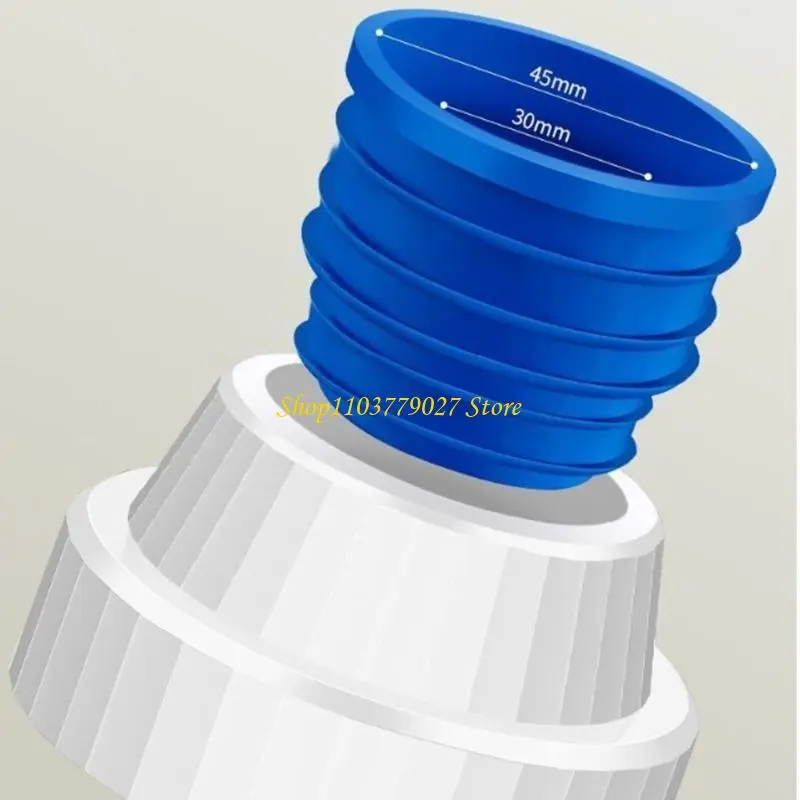 C4DF Sewer Pipe Seal Rings Sealing Cover Floor Drain Backflow Preventer Washer Drain Hose Seal Plug Easily to Install