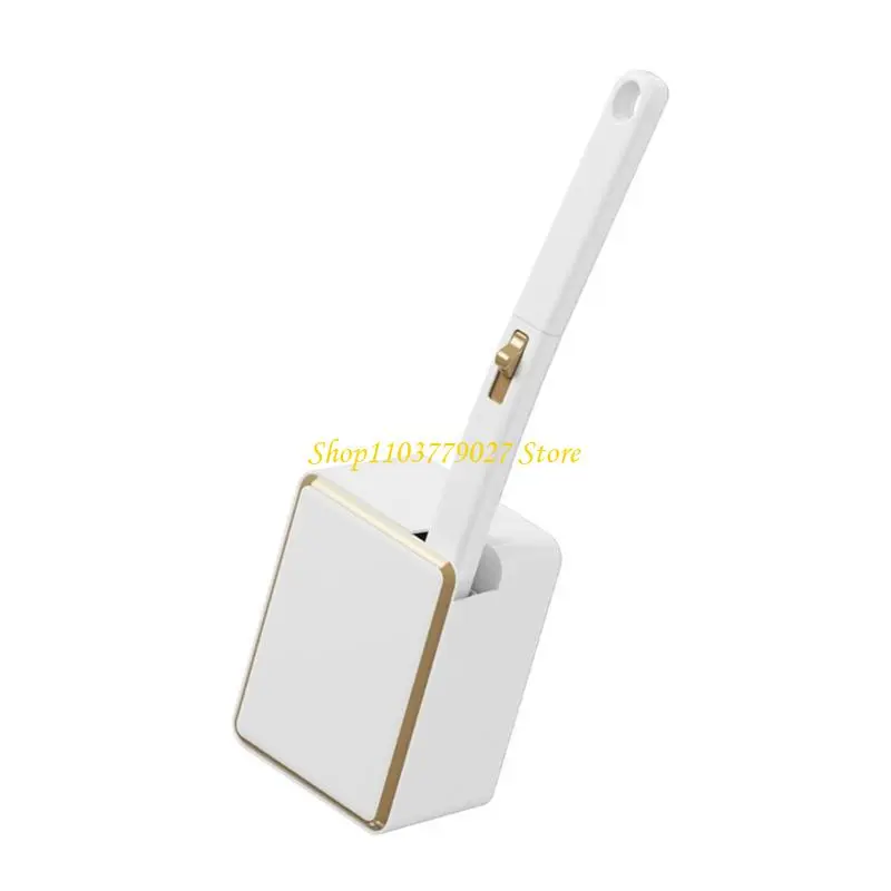 C4DF Disposable Toilet Brush Cleaner with Long Handle Bathroom Cleaning Brush
