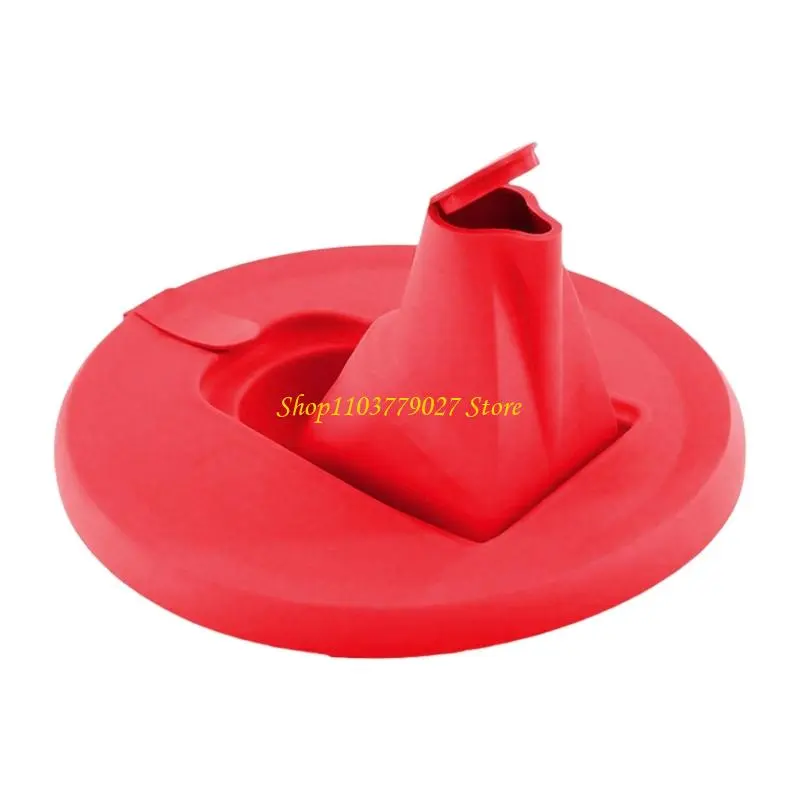 C4DF Sealed Paint Can Lid Dustproof Paint Can Lid with Folding Pour Spout Paints Bucket Cover Pouring Tool Easy to Use
