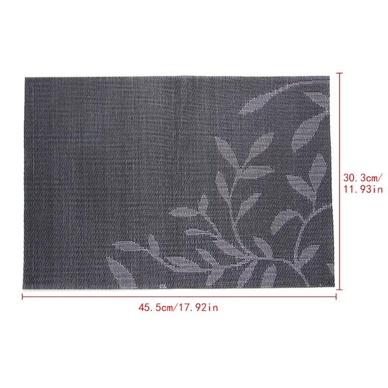 Y1UB for Creative Heat-Insulation PVC Placemat Western Dining Table Mat Hotel Home