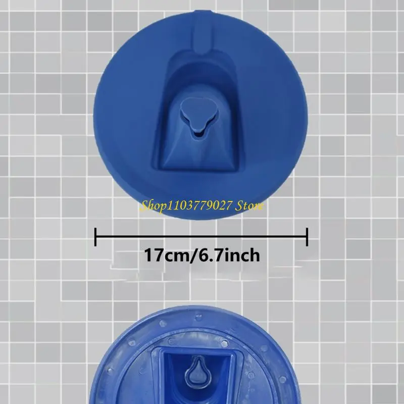 C4DF Sealed Paint Can Lid Dustproof Paint Can Lid with Folding Pour Spout Paints Bucket Cover Pouring Tool Easy to Use