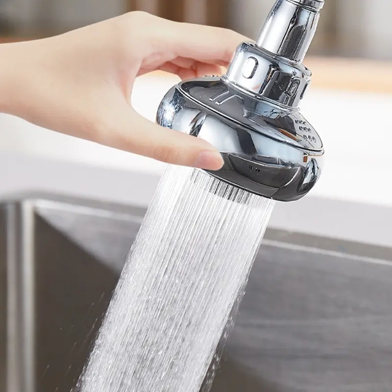 Y1UB Faucet Sprayer Attachment Kitchen Sink Sprayer for Head Replacement Plated Non-Splash Water Saving Tap Aerator 4