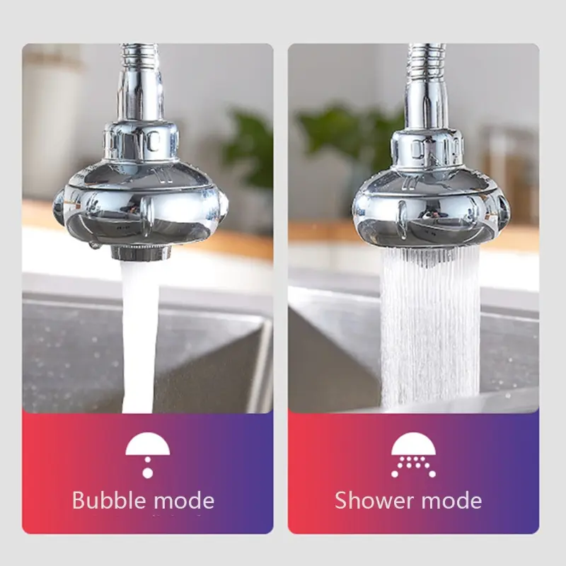 Y1UB Faucet Sprayer Attachment Kitchen Sink Sprayer for Head Replacement Plated Non-Splash Water Saving Tap Aerator 4