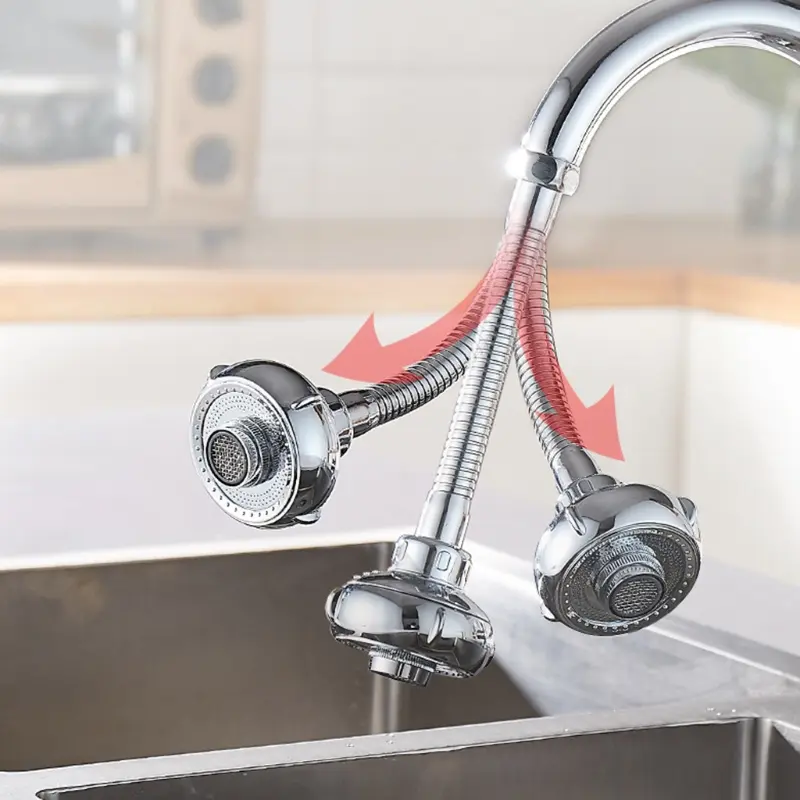 Y1UB Faucet Sprayer Attachment Kitchen Sink Sprayer for Head Replacement Plated Non-Splash Water Saving Tap Aerator 4