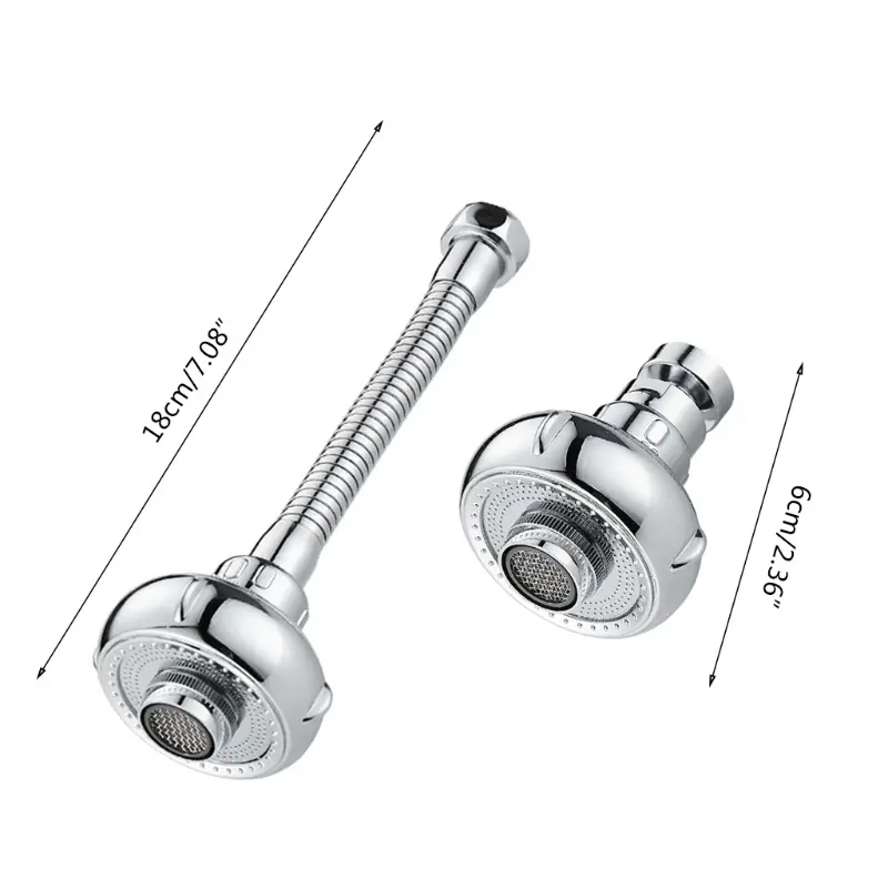 Y1UB Faucet Sprayer Attachment Kitchen Sink Sprayer for Head Replacement Plated Non-Splash Water Saving Tap Aerator 4