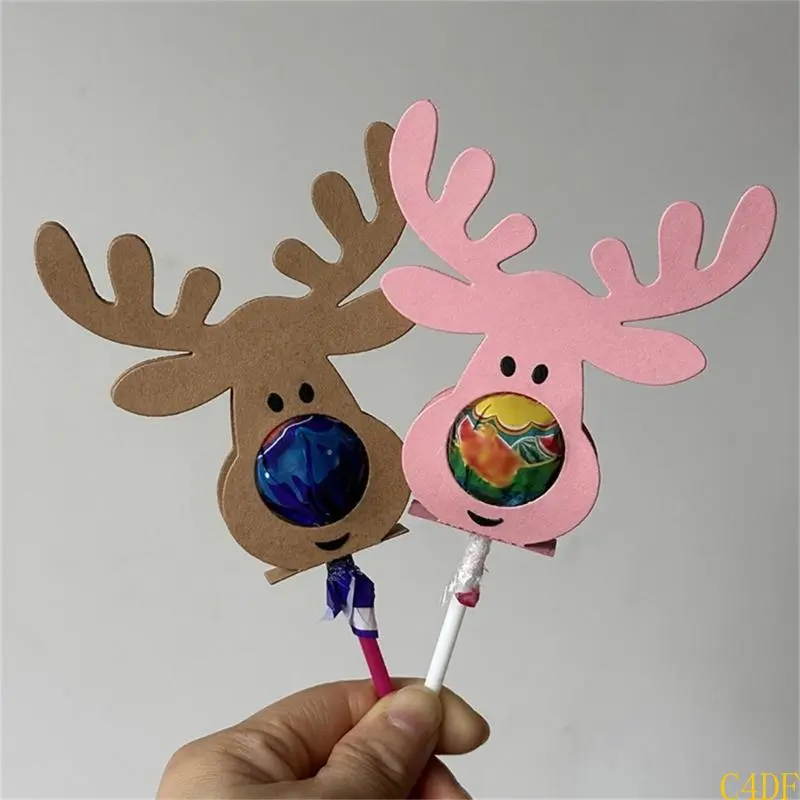 C4DF Lollipops Embossing Cutting Dies Christmas Die Cuts Greeting Card Scrapbooking