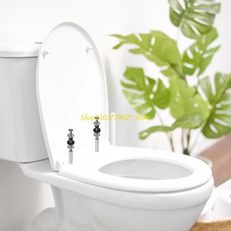 C4DF 2pcs Toilet Mounting Set Expansion Screws Ensure Stability Toilet Seats Replacement Screws Toilet Mounting Set for Home